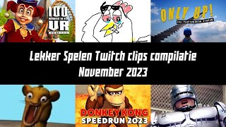 Lekker Spelen Twitch clips compilatie - November 2023