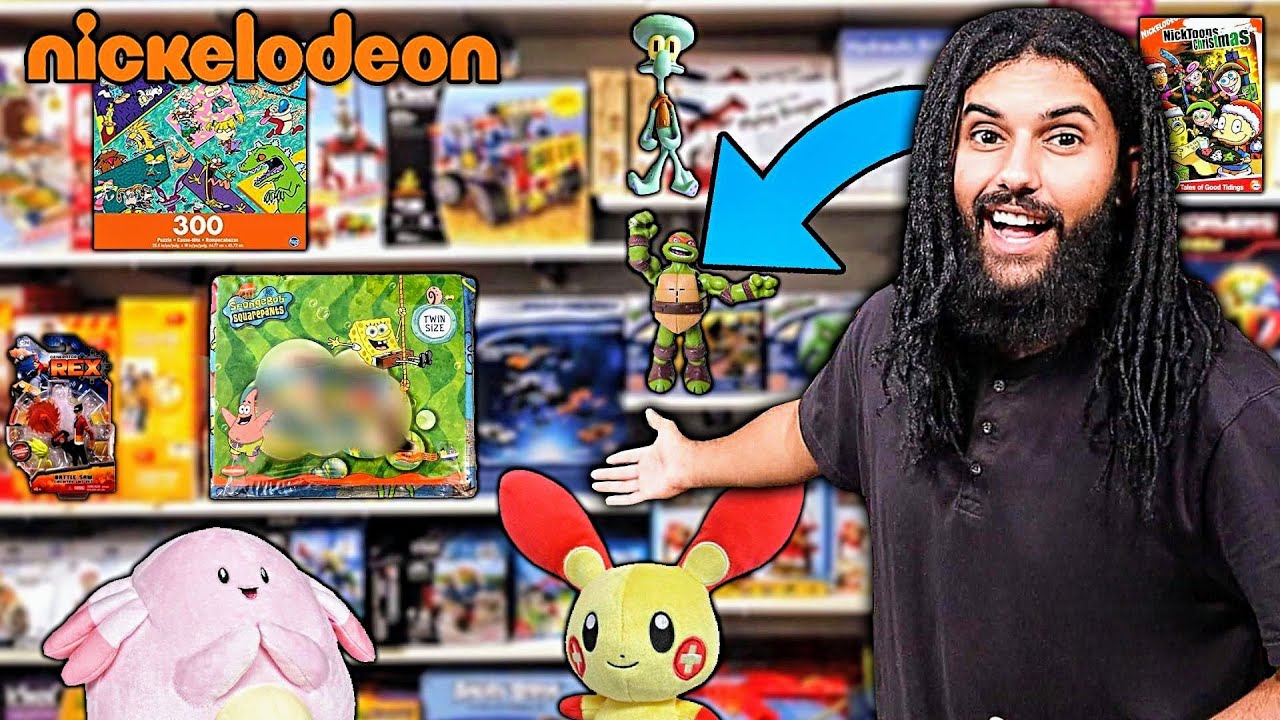 This Thrift Store is a GOLD MINE of RARE NICKELODEON TOYS!!