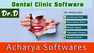 Dental Clinic Online Software | Acharya Software - Dr.D+ screenshot 1