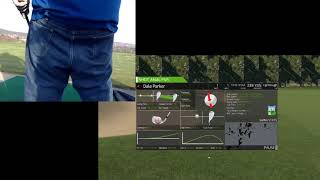 R-Motion Golf Simulator Analyzer on Outdoor Driving Range 3-Wood