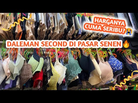 DALEMAN SECOND DI PASAR SENEN | AMAN DIBELI GA YA??