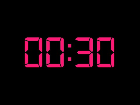 30 Seconds Countdown Rose Black Screen No Copyright