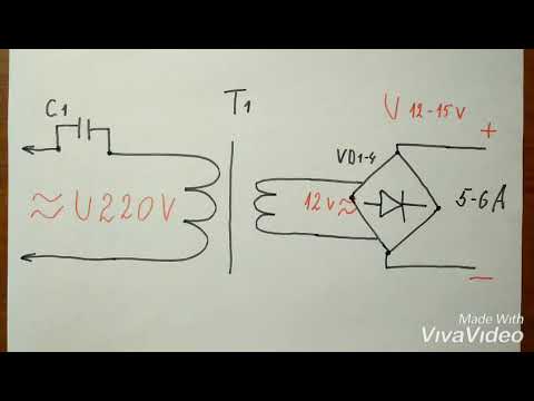 Как сделать зарядник на коленке на базе трансформатора из ИБП.