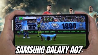 Samsung Galaxy A07 test game EA SPORTS FC MOBILE 24 Helio G99
