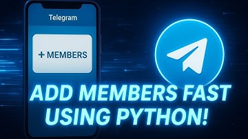 How to Scrape Members from Another Group and Add them to your own group using (PYTHON)