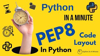 Python In A Minute | Pep8 Recommendations In Python - Code Layout - Blank Lines