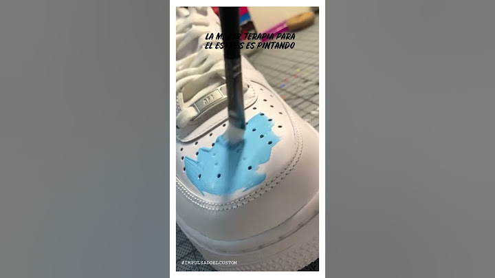 Pintar terapia #pintura #sneakers #viral #arte #change #custom