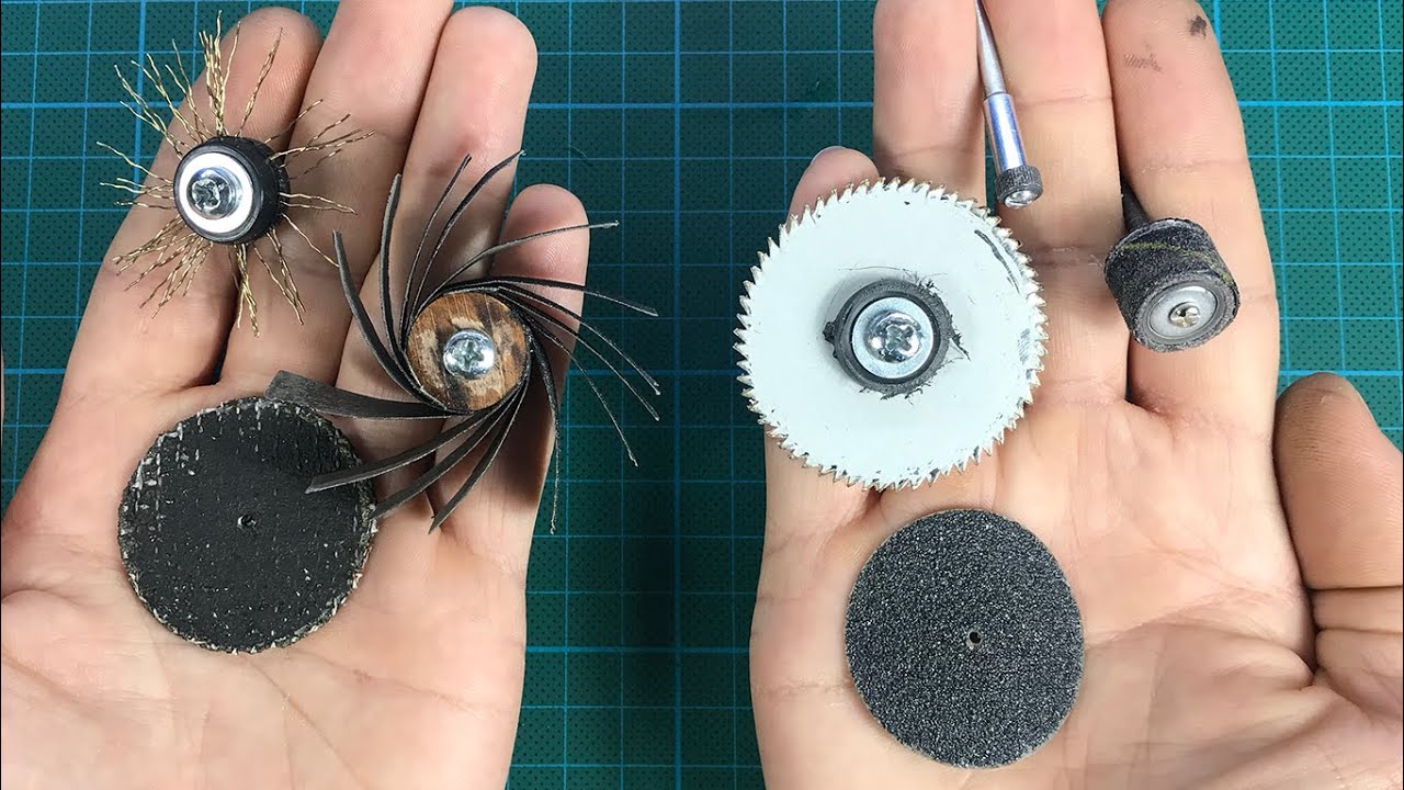 Сделайте 8 разных битов для дрели и дремеля.