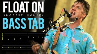 Float On Bass Tab & Tutorial | Modest Mouse Bass Guitar Cover Lets Play - Madison Stolzer