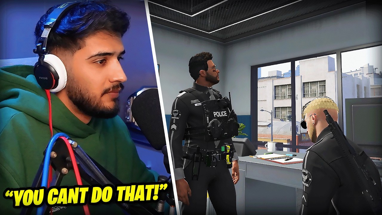 Эй Джей Хантер ударил Кэмерона Куинна за то, что тот увел подозреваемого во время происшествия! |...