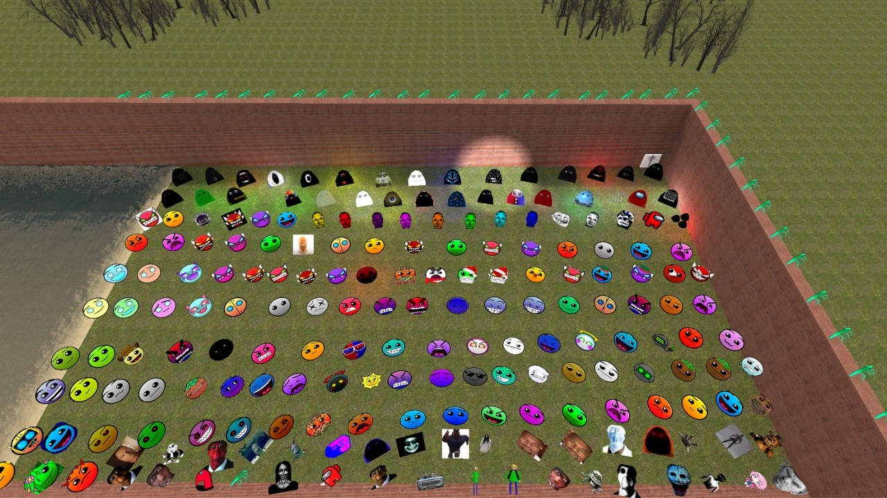 FIRE IN THE HOLE UNLIMITED EMOJI NAD ALL NEXTBOT IN BIG MAZE #GmoD_#NexTbotS