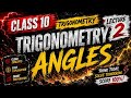 Class 10 Trigonometry Lecture 2 | Trigonometric Angles Explained 🔥