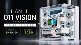Lian Li O11 Vision Compact White PC Build | AMD Ryzen 9 9950X3D | iGame RTX 5090 Vulcan!