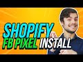 Shopify Facebook Pixel Install & Complete Setup 📲 Late 2020 Tutorial