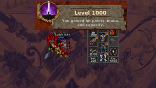 TIBIA STORY OF MY MONK LEVELS 950-1000 ZERO TO HERO