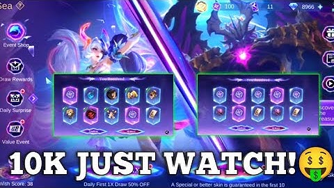 🤑HOW MUCH FOR LAYLA LEGEND SKIN NEXUS SEA?| 10000 DIAMONDS DRAW! 🔥