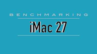 Benchmarking my iMac