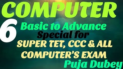 SUPER TET 2022 Computer/STET COMPUTER CLASS 06/STET COMPUTER PREPARATION/UP Super tet Computer Class