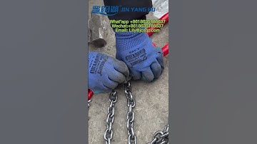 JIN YANG HU Detailed connection method of chain and butterfly buckle