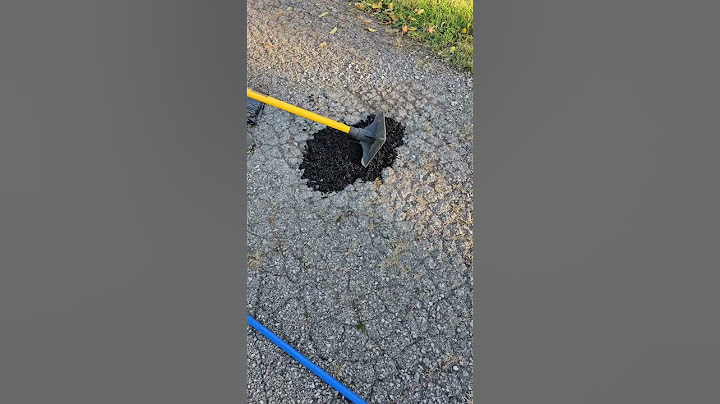Easy DIY Pothole Repair For Asphalt Driveways
