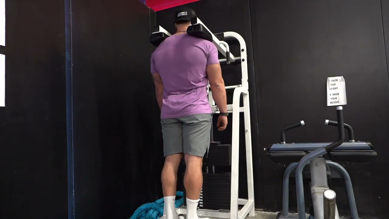 Shrugs (Using Standing Calf Raise Machine) - Team Big Iron