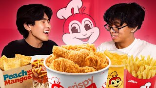 Eating EVERY ITEM On The Jollibee Menu