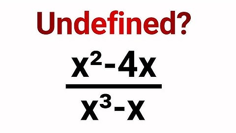 For What Value of x is this Expression Undefined? SAT Math Questions