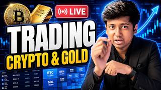 Crypto Trading LIVE: BTC Live Trading Today Hindi | 17 June #crypto #bitcoinlive #goldtrading