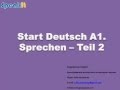 Start Deutsch 1 Sprechen Teil 2 RUS