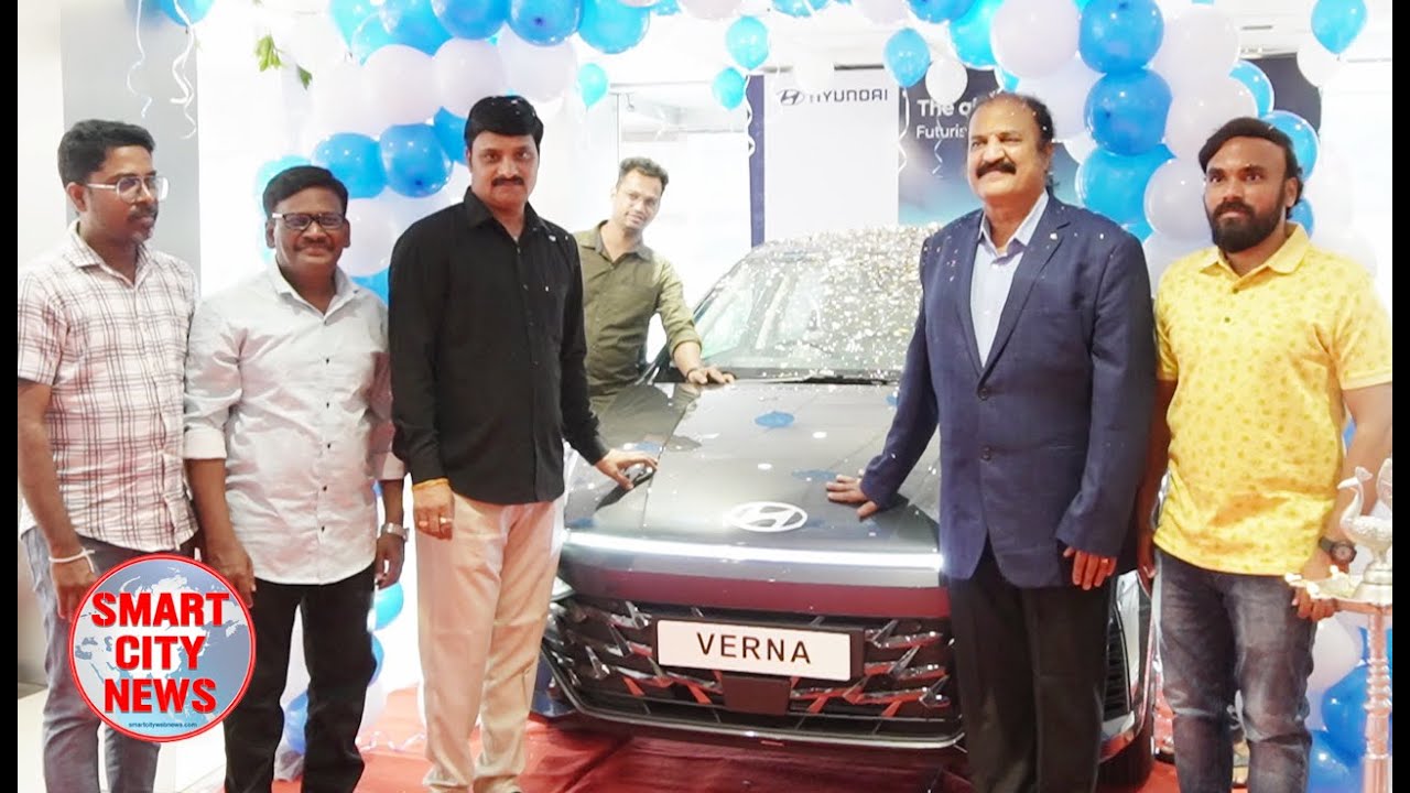 Smart City: New "HYUNDAI VERNA" Launched at Lakshmi Hyundai.
