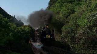 BDMV Clip98 SLやまぐち号 9522ㇾ 田代踏切 2012.5.27