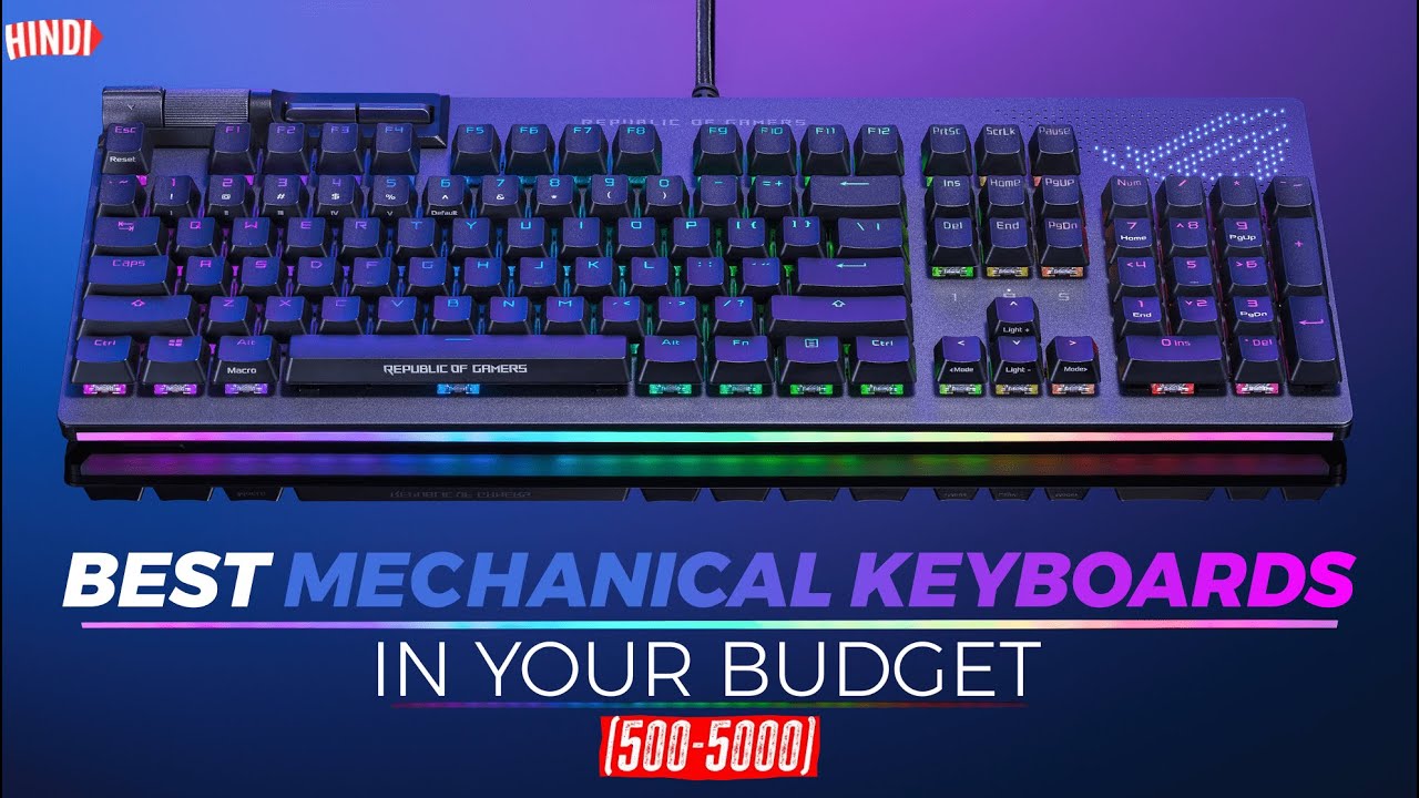 TOP 9 Best Mechanical Keyboards under 5000rs Best Mechanical