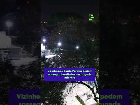 Vizinhos do Couto Pereira pedem sossego: barulheira madrugada adentro