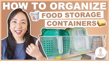 3 Tips on How to Organize Food Storage Containers
