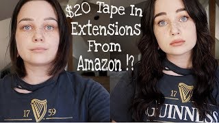 $20 Tape In Extensions from Amazon by phoenix hayley 72,418 views 4 years ago 28 minutes