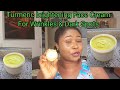 DIY Turmeric Cream For Skin Brightening |wrinkles & Finelines |How To Make  Anti Wrinkles Face Cream