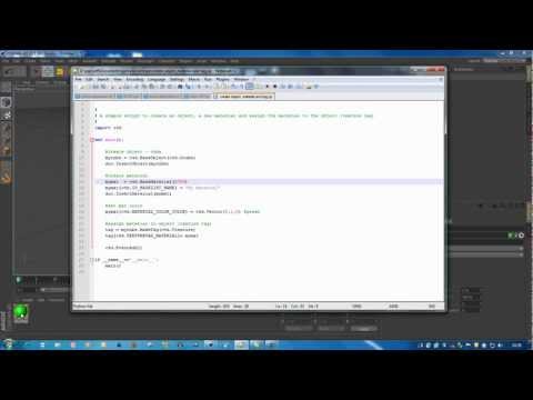 Tutorial + script: h2 create objects, mats and tags