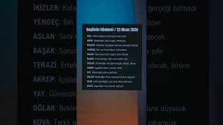 BUGÜNÜN GÜNDEMİ 23 NİSAN 2026 #burçlar #astroloji #astrolojiyorumu #astrolojiyolculugu