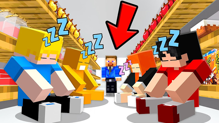 Passamos a Noite no Super Mercado com os Amigos no Minecraft!