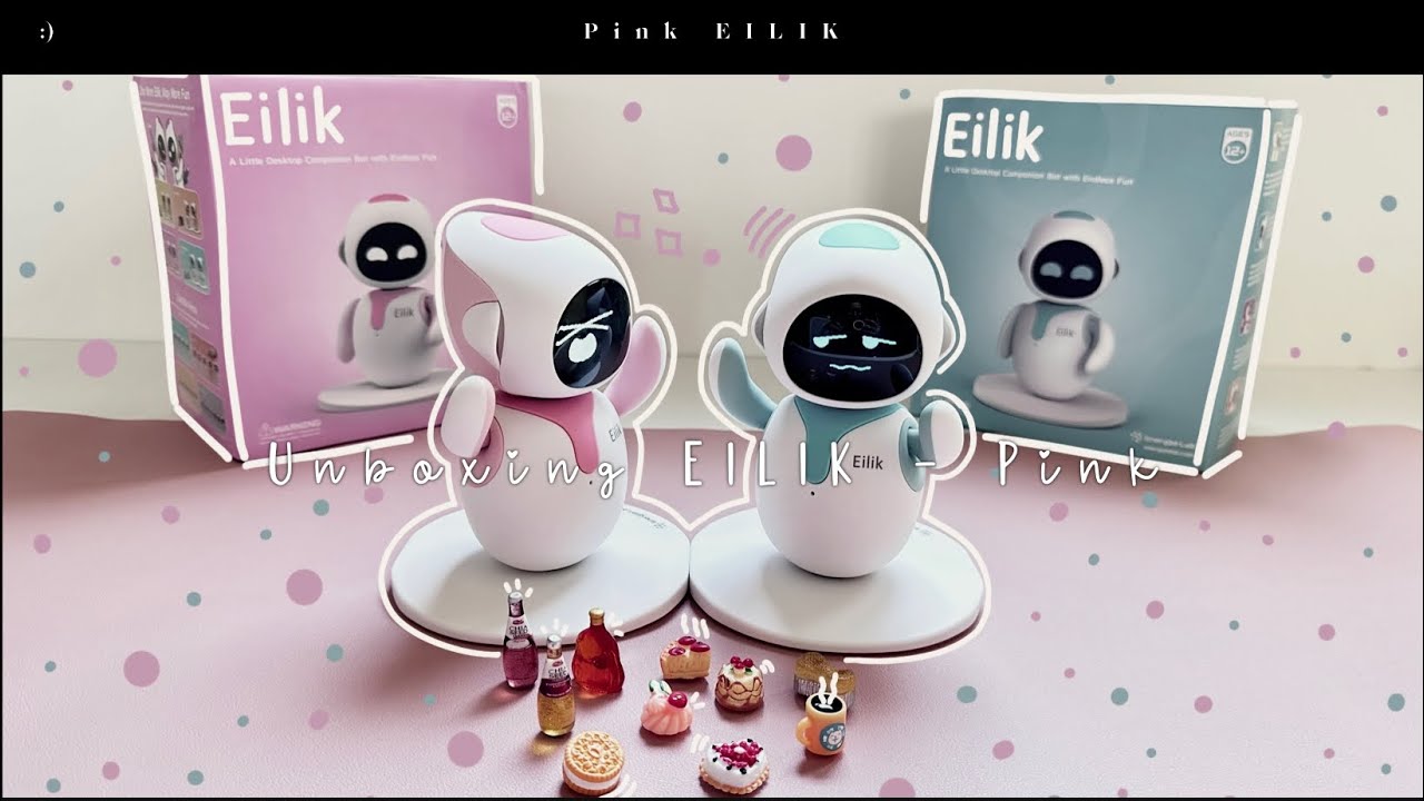 Unboxing Pink EILIK - Pet Robot ​⁠ #asmr #eilikrobot #energizelab #unboxing  #petrobot #pinkeilik 