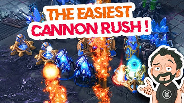 Cannon RUSH / Proxy Stalkers in PvZ! - StarCraft 2