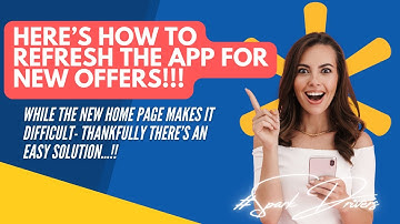 How to refresh the Spark app for offers! #SparkDriver #SparkDriverHelp