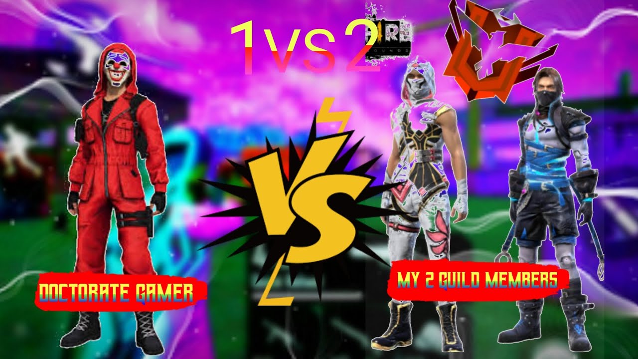 Best custom gameplay 1VS2|Doctorate Gamer|FREE FIRR