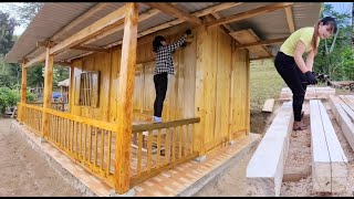 When a girl designs and builds a wooden house with her own hands, what will it be like...