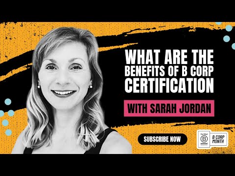 What are the benefits of B Corp certification? | With Sarah Jordan of Y.O.U Underwear