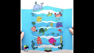 Sea Waves - Kids activity to improve hand strength and concentration skills