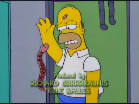 Simpsons | Snakes nature's quitters. - YouTube