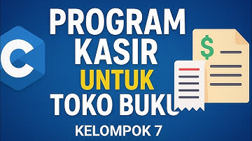 Program Kasir Toko Buku dengan Bahasa C | Bookstore Cashier Program in C Language