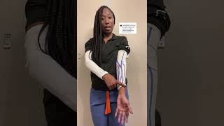 Identifying veins using veinSLEEVE #anatomy #veins #ivinsertion #nursing
