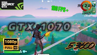 Fortnite FPS Test – GTX 1070   Ryzen 5 3600 | 1080p - Low vs Medium vs High- Competitive Benchmark